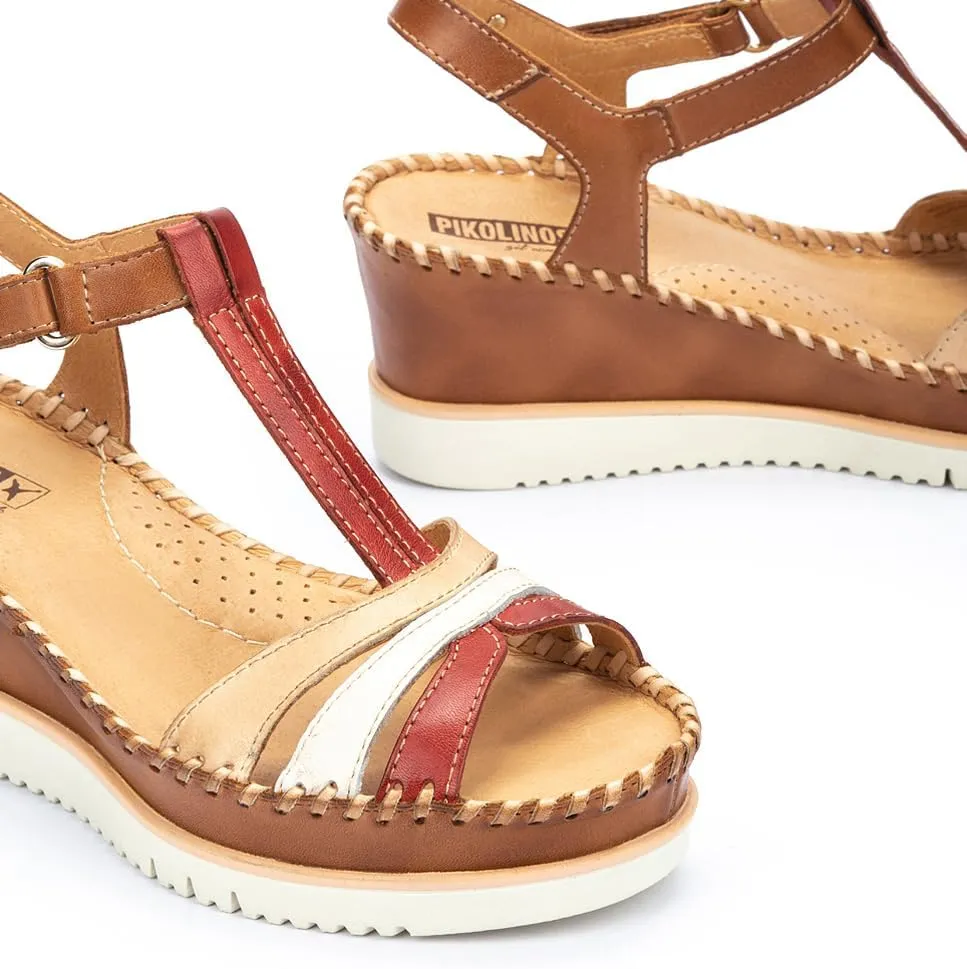 PIKOLINOS Wedge Sandals Leather Aguadulce for Woman