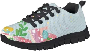 Pinupub Kids Lace-up Sneakers Comfortable Lightweight Casual Running Walking Tennis Shoes