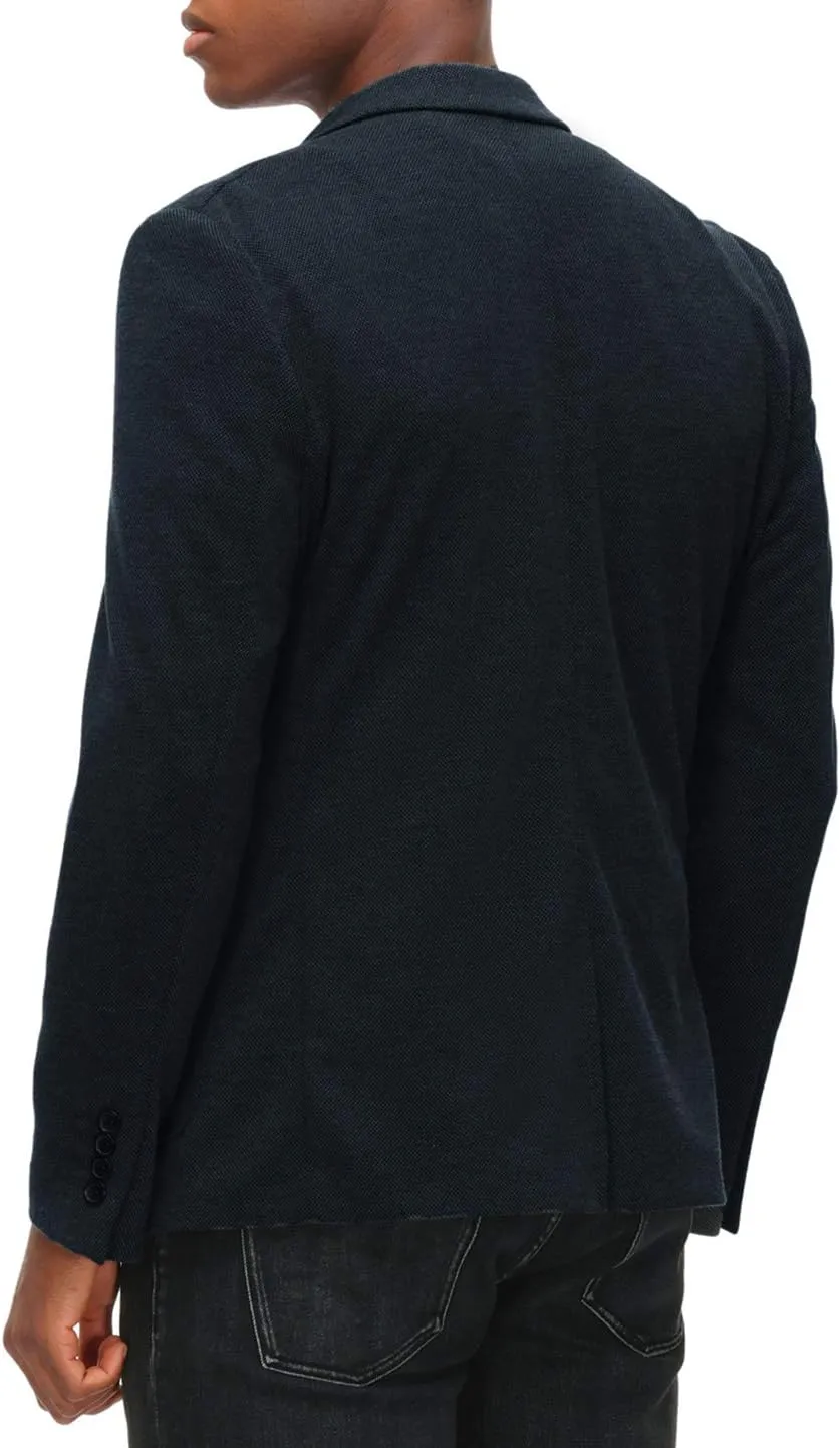 PJ PAUL JONES Men's Casual Knit Blazer Suit Jackets Two Button Lightweight Unlined Sport Coat