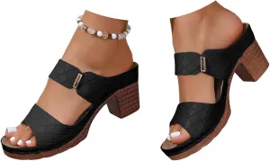 Platform Wedge Sandals for Women 2025 Dressy Summer Ankle Strap Wedges Casual Hollow Out Open Toe Low Heel Comfortable Sandal Work Sandals for Women Office Breathable Dress Shoes