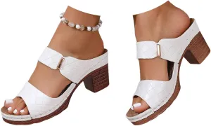 Platform Wedge Sandals for Women 2025 Dressy Summer Ankle Strap Wedges Casual Hollow Out Open Toe Low Heel Comfortable Sandal Work Sandals for Women Office Breathable Dress Shoes