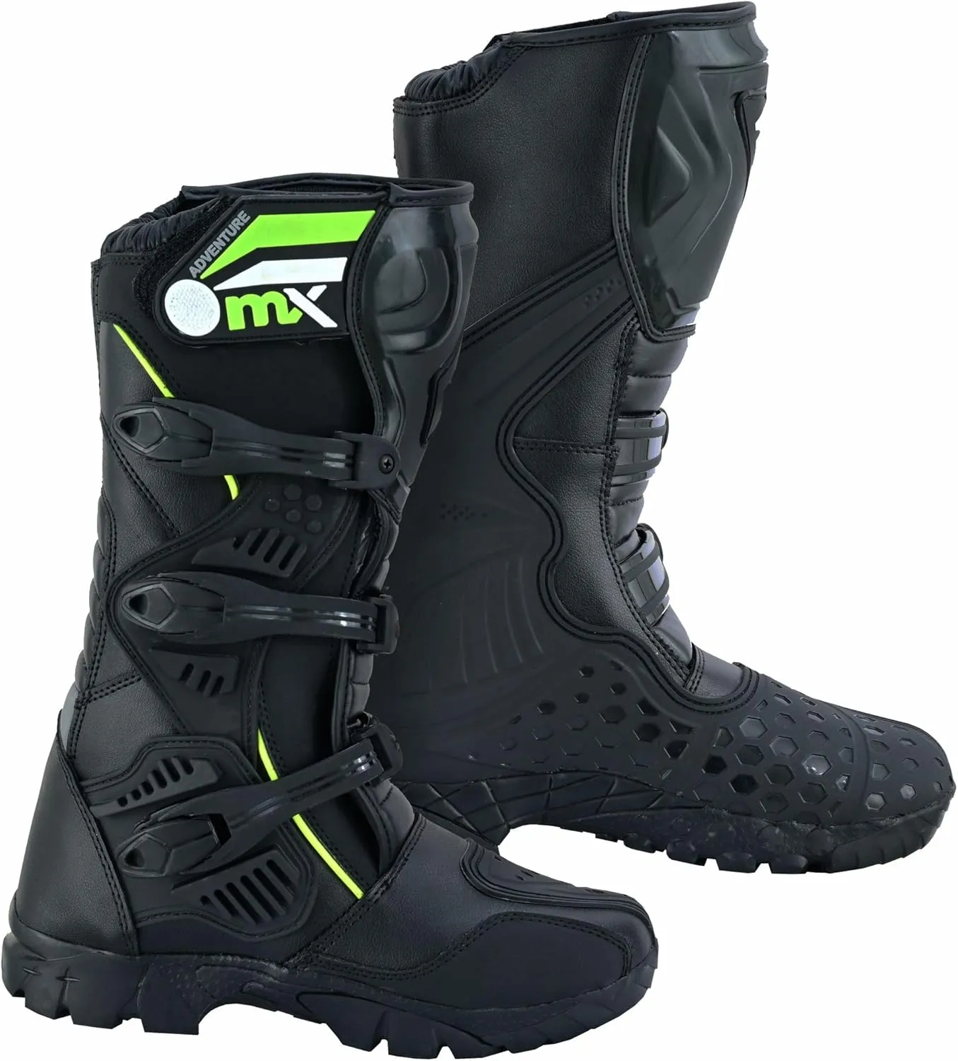 PROFIRST Genuine Leather Waterproof Motorbike Boots Off Road Adventure Touring Motorcycle Shoes High Long Ankle Casual Racing Sports Touring Cruise
