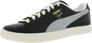 PUMA Mens Clyde Base Lace Up Sneakers Casual Casual - White