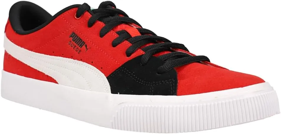 PUMA Mens Suede Skate Nitro Lace Up Sneakers Shoes Casual - Red