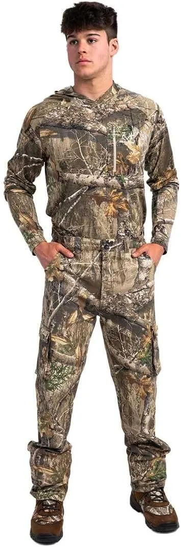 Realtree Men's Camo Hunting Pants, Mid Rise, Durable Cargo Pants with 6-Pocket, Comfort Fit, Men's Outdoor Pants
