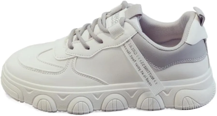 Retro Cute Shoes Women & Girls - Chunky Platform Sneakers for Campus Life, Beach Travel & Weekend Vibes, Y2K Kawaii Streetwear, Comfy Everyday Minimalist, Back to School, Birthday Gifts