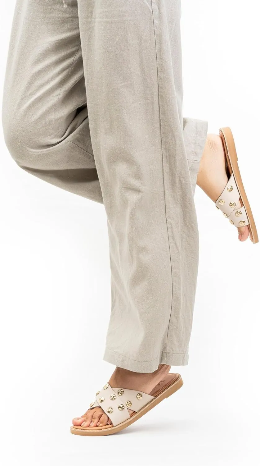 REVORN - SHINE Designer Sandal | Handcrafted Women Sandal | 100% Genuine Leather | Ultra Comfortable Insole | Flexible Sole | Sophisticated Design