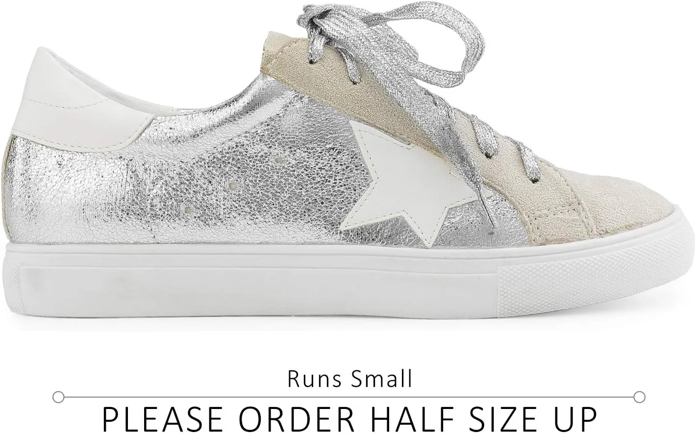RF ROOM OF FASHION Women's Casual Low Top Trendy Fashion Sneakers Flats