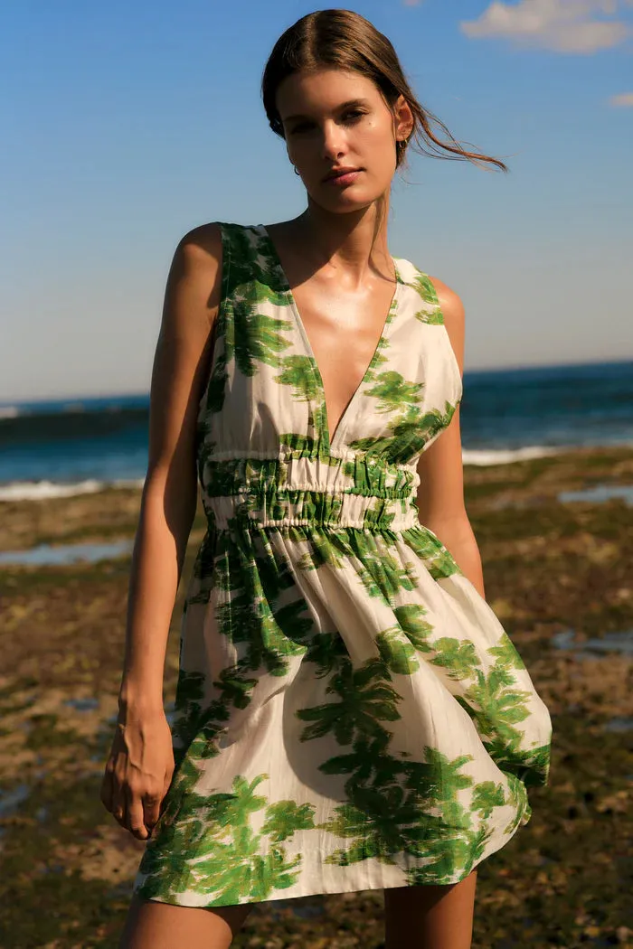 Safe transactions Khaki - Rapid shipping Isabella Dress Mangrove