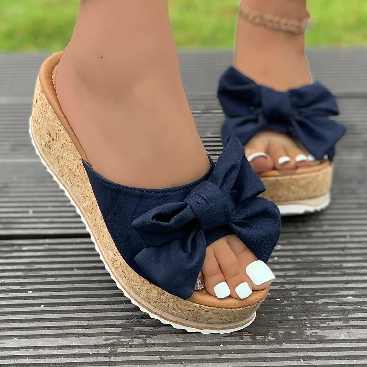 Sandals for Women Dressy Walking Orthopedic Slippers Casual Bottom Roman Shoes 2025 Summer Wedges Sandals