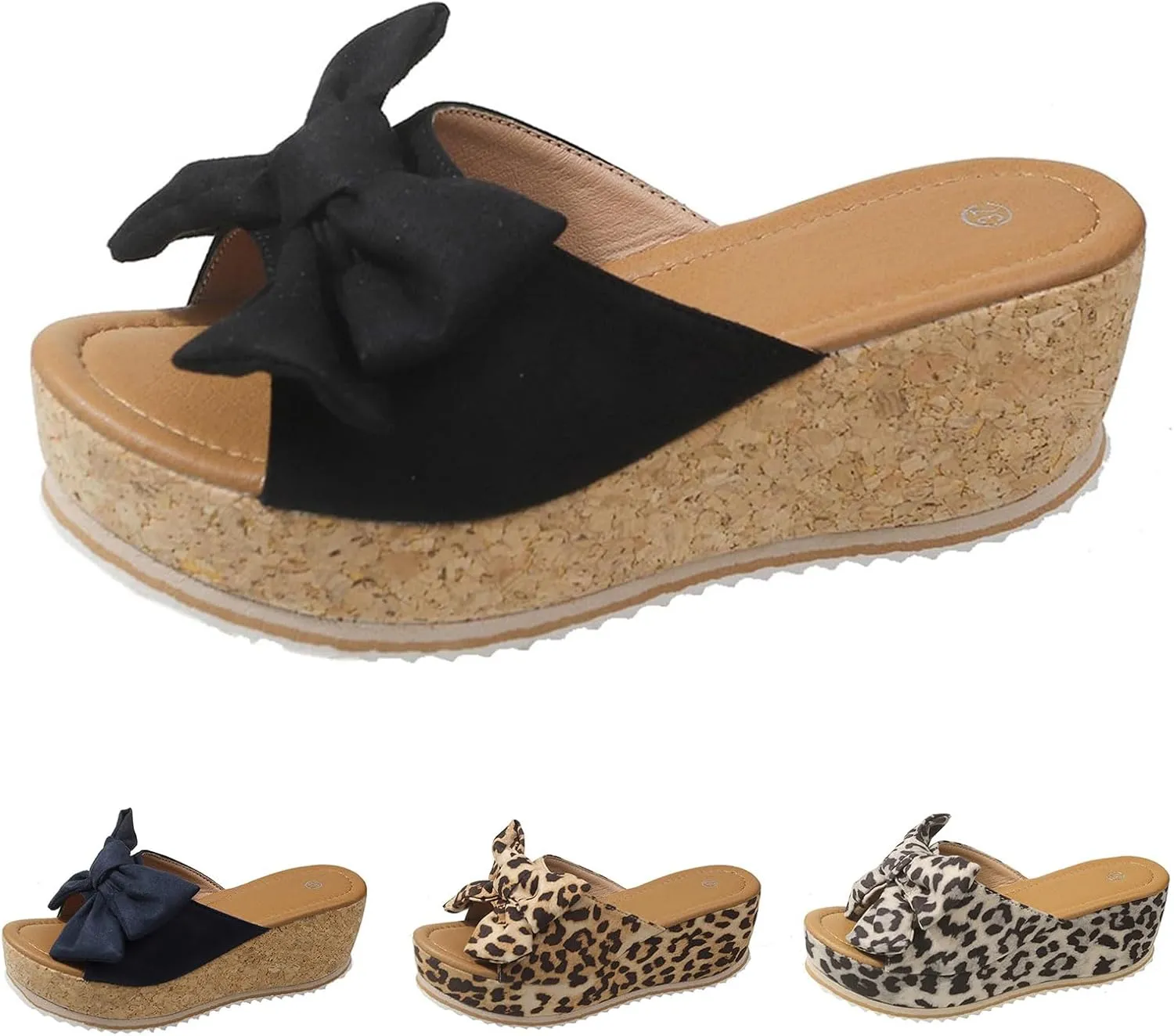 Sandals for Women Dressy Walking Orthopedic Slippers Casual Bottom Roman Shoes 2025 Summer Wedges Sandals