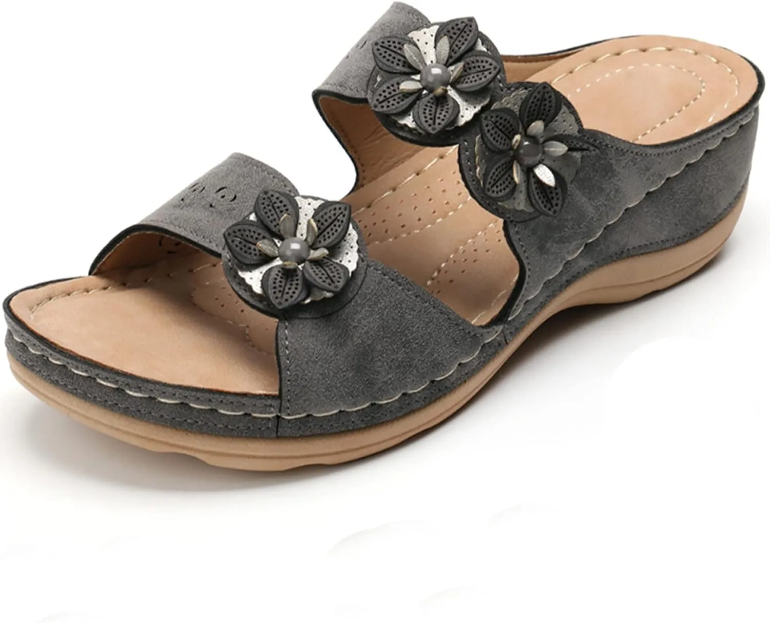 Sandals Women Fashion, Womens Sandals Premium Orthopedic Open Toe Sandals Retro Anti-Slip Breathable