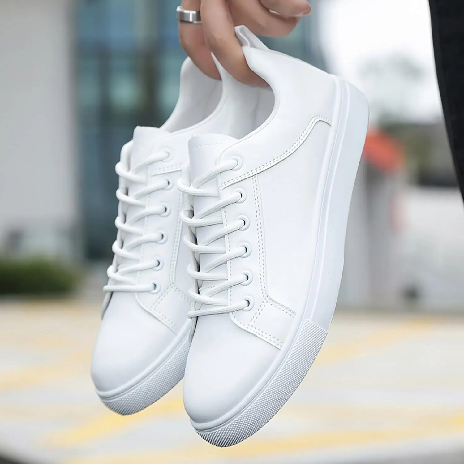 SBGMoSJ Sneakers for Women Womens Black Slip Resistant Tennis Shoes Women's Tennis Shoes Size 8 1/2 Wedge Sneakers for Women Size 11 Wide Womens Shoes Slip Ons Flats Fall 2023