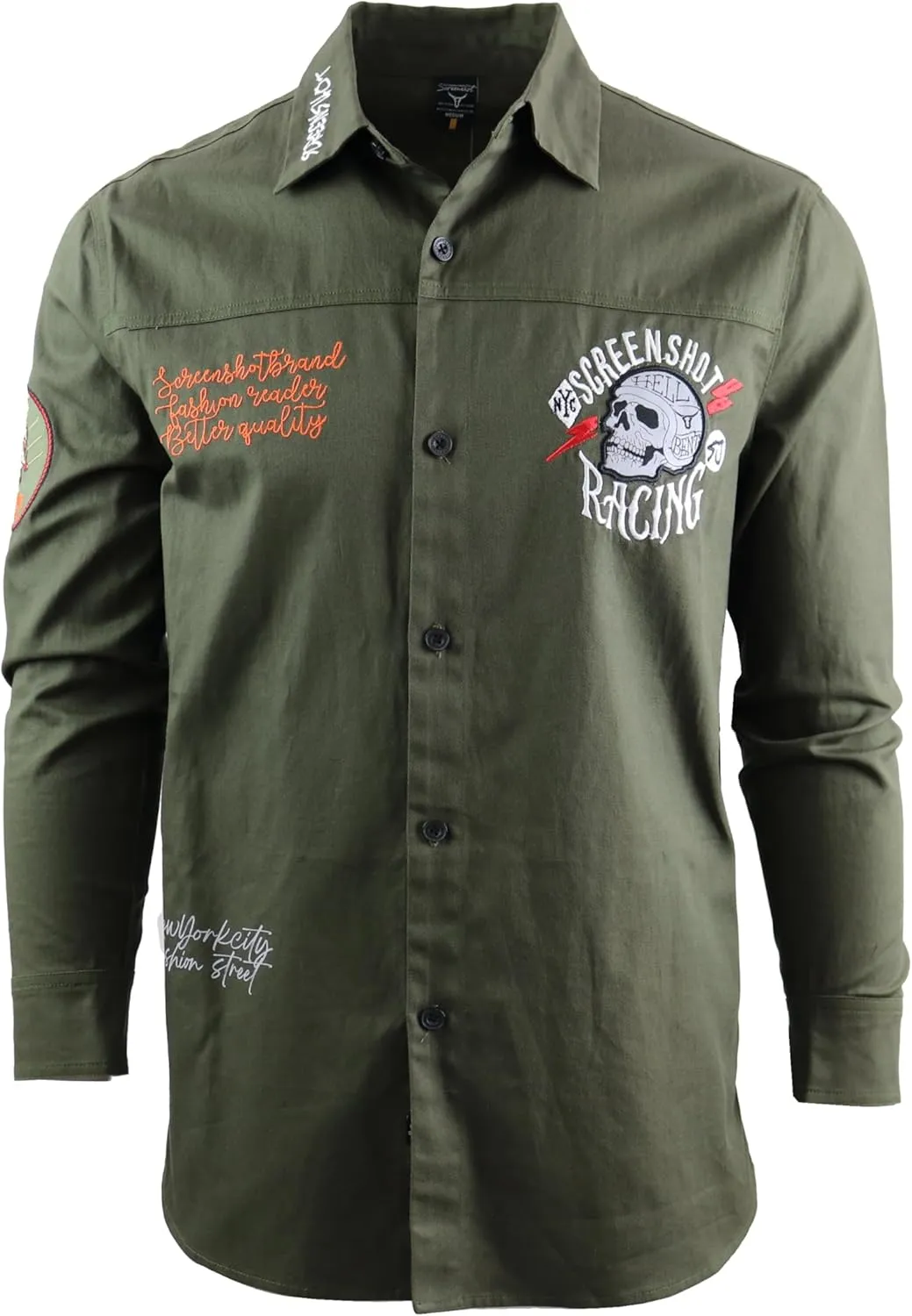 SCREENSHOT SHACKET 3202 Mens Casual Plaid Flannel Shacket Shirt Jacket Button Down Long Sleeve