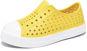 SECHRITE Kids Garden Clogs Shoes Outdoor Breathable Slip on Rubber Sandals Beach Water Shoes