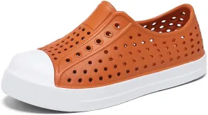 SECHRITE Kids Garden Clogs Shoes Outdoor Breathable Slip on Rubber Sandals Beach Water Shoes
