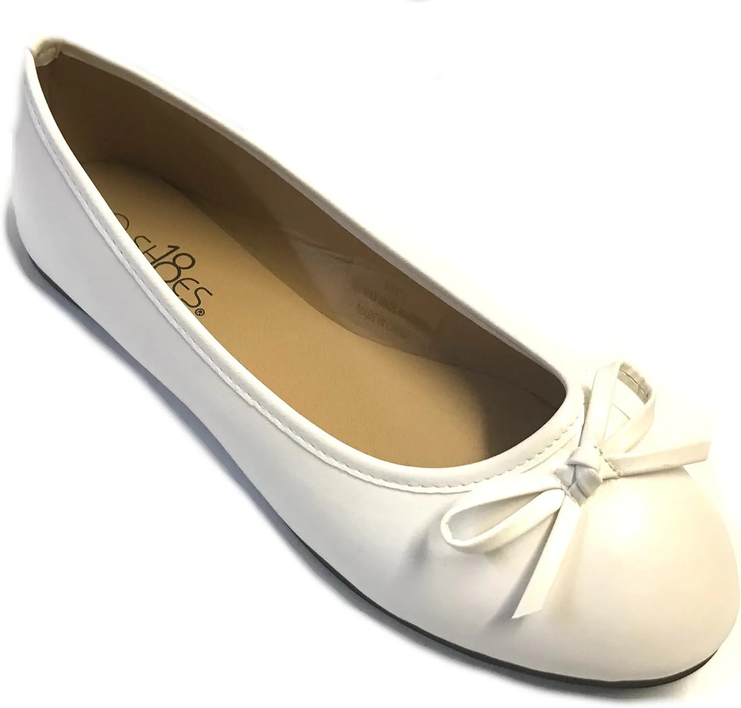 Shoes 18 Womens Ballerina Ballet Flats Shoe with Bow