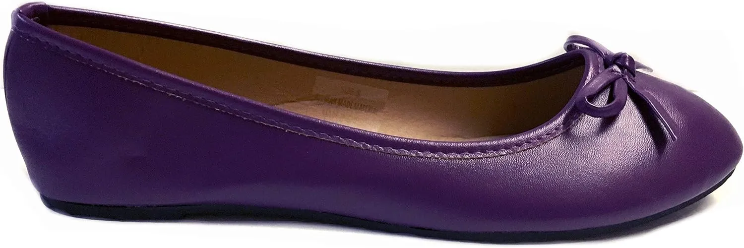 Shoes 18 Womens Ballerina Ballet Flats Shoe with Bow