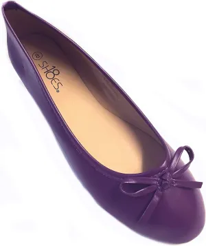 Shoes 18 Womens Ballerina Ballet Flats Shoe with Bow