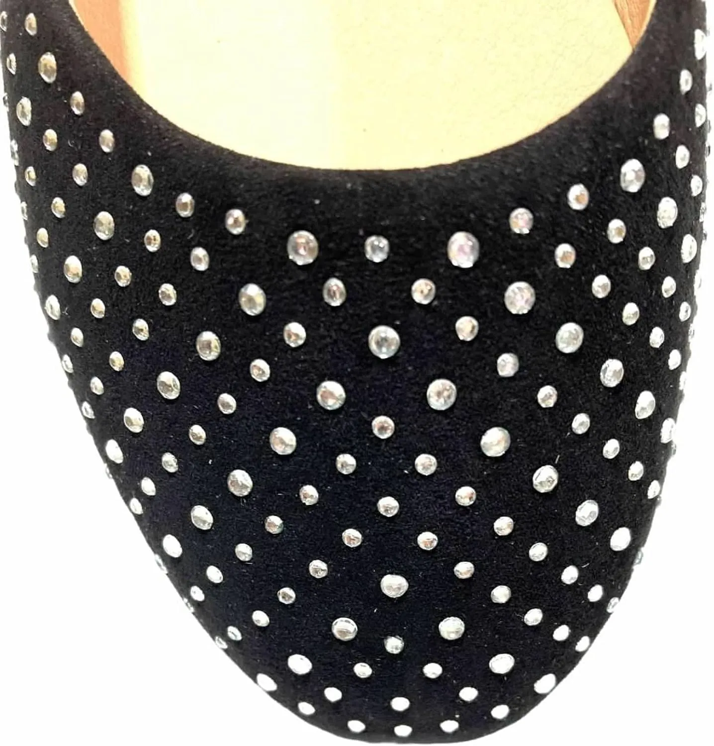Shoes 18 Womens Faux Suede Rhinestone Ballerina Ballet Flats Shoes
