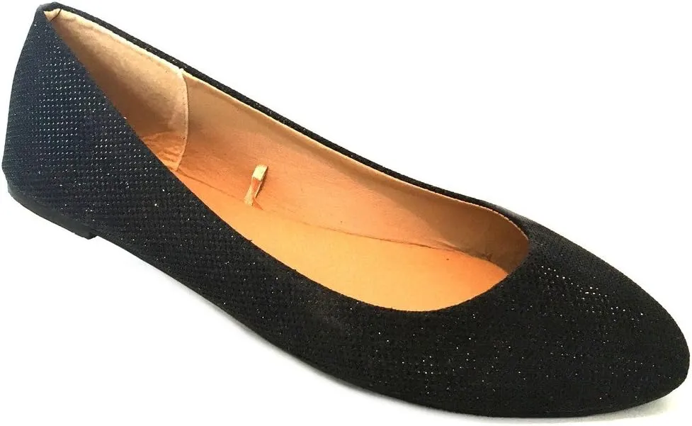 Shoes8teen Womens Ballerina Ballet Flats Shoes Leopard & Solids 14 Colors