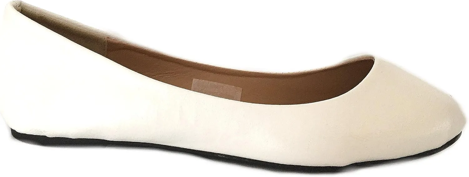 Shoes8teen Womens Ballerina Ballet Flats Shoes Leopard & Solids 14 Colors