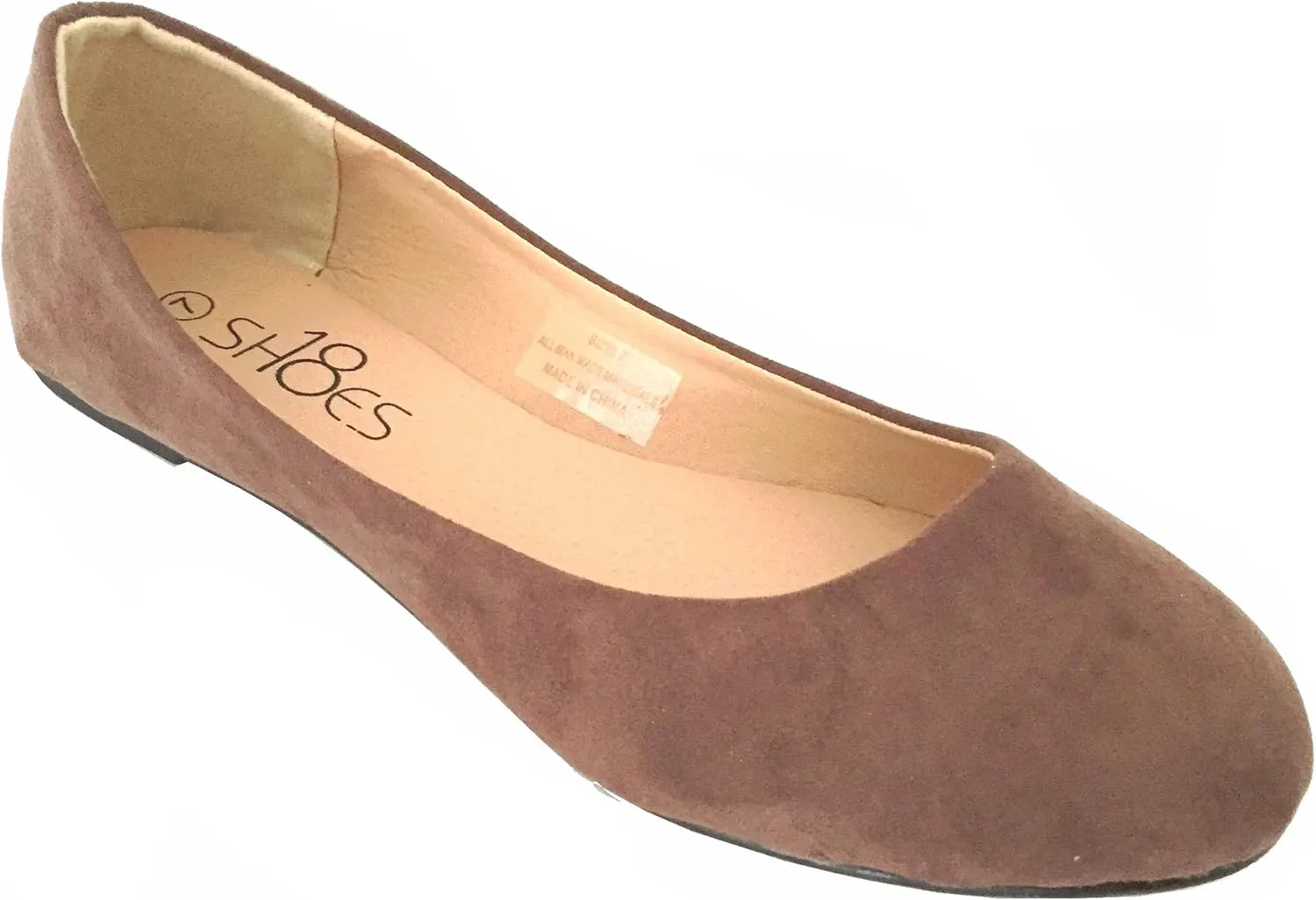 Shoes8teen Womens Ballerina Ballet Flats Shoes Leopard & Solids 14 Colors