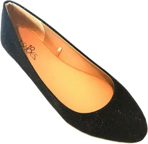 Shoes8teen Womens Ballerina Ballet Flats Shoes Leopard & Solids 14 Colors
