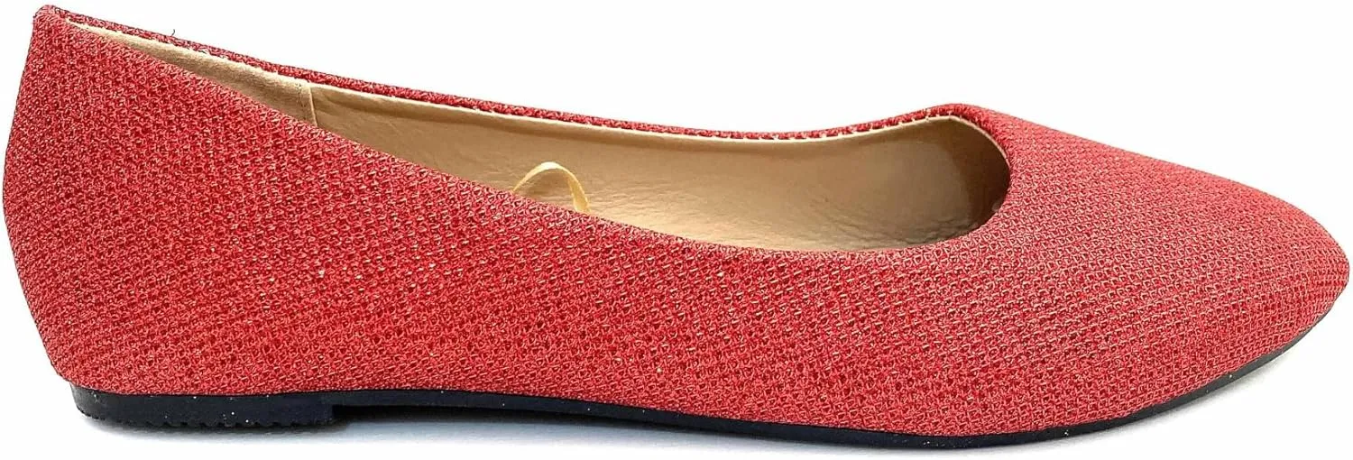 Shoes8teen Womens Ballerina Ballet Flats Shoes Leopard & Solids 14 Colors
