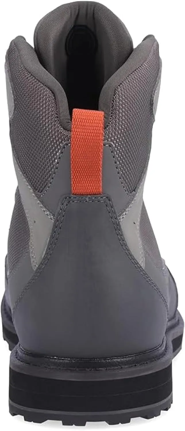 Simms Tributary Rubber Sole Wading Boots for Men and Women - Rugged Fishing Shoes with Ankle Support and Traction Control