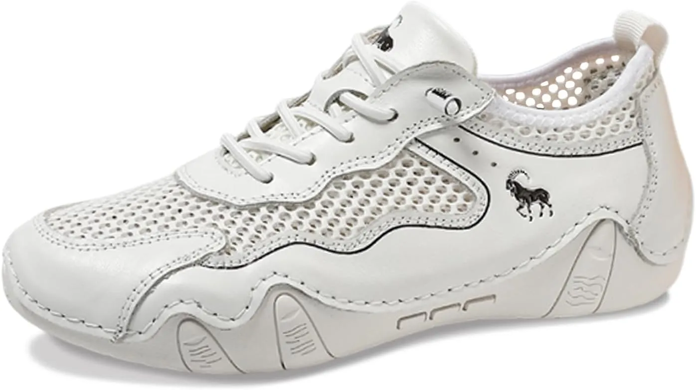 Skywalk Summer Ultra-Breathable Outdoor Mesh Walking Shoes for Hiking, Gym & Daily Wear Non-Slip Lightweight Casual Sneakers