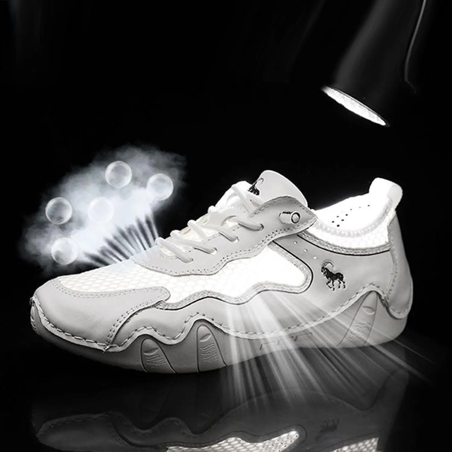 Skywalk Summer Ultra-Breathable Outdoor Mesh Walking Shoes for Hiking, Gym & Daily Wear Non-Slip Lightweight Casual Sneakers