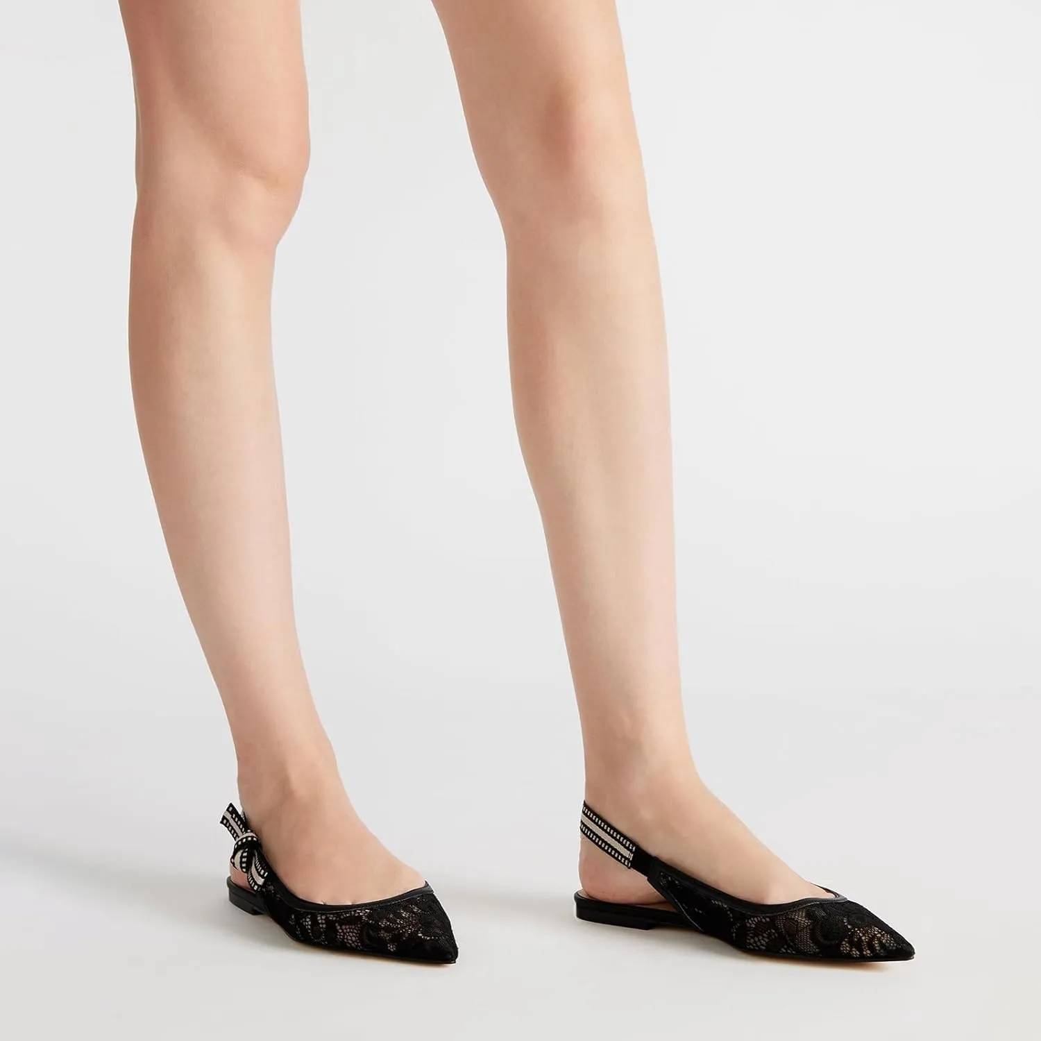Slingback Flats for Women Pointed Toe Ballet Flats Casual Fashion Dress Mary Jane Shoes for Women Comfortable Dress Ballerina Flat
