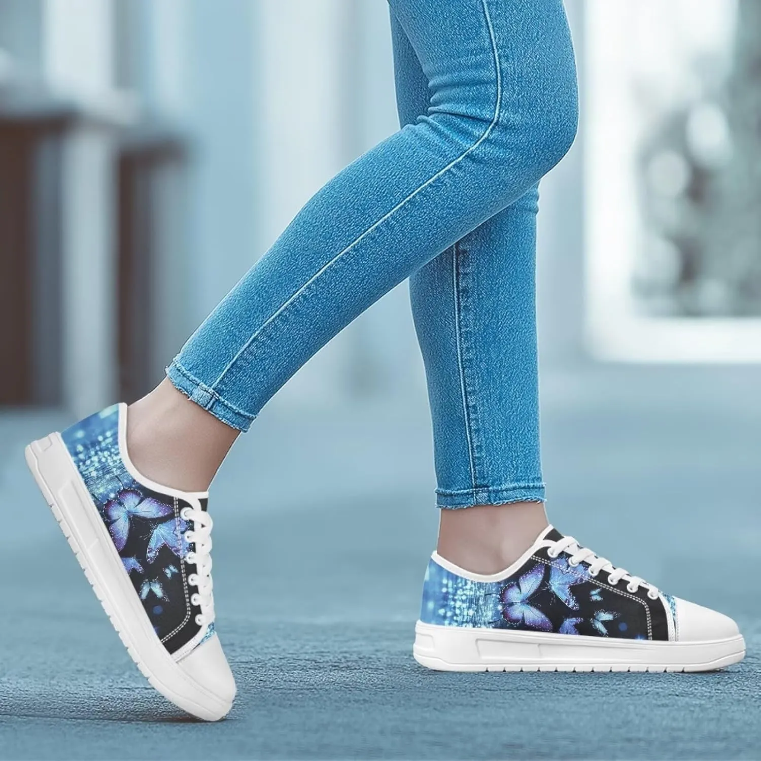 Sneakers for Women Memory Foam Spring Shoes for Women Footwear Slip-On Canvas Shoes Non Slip Fashion 5.5-13.5