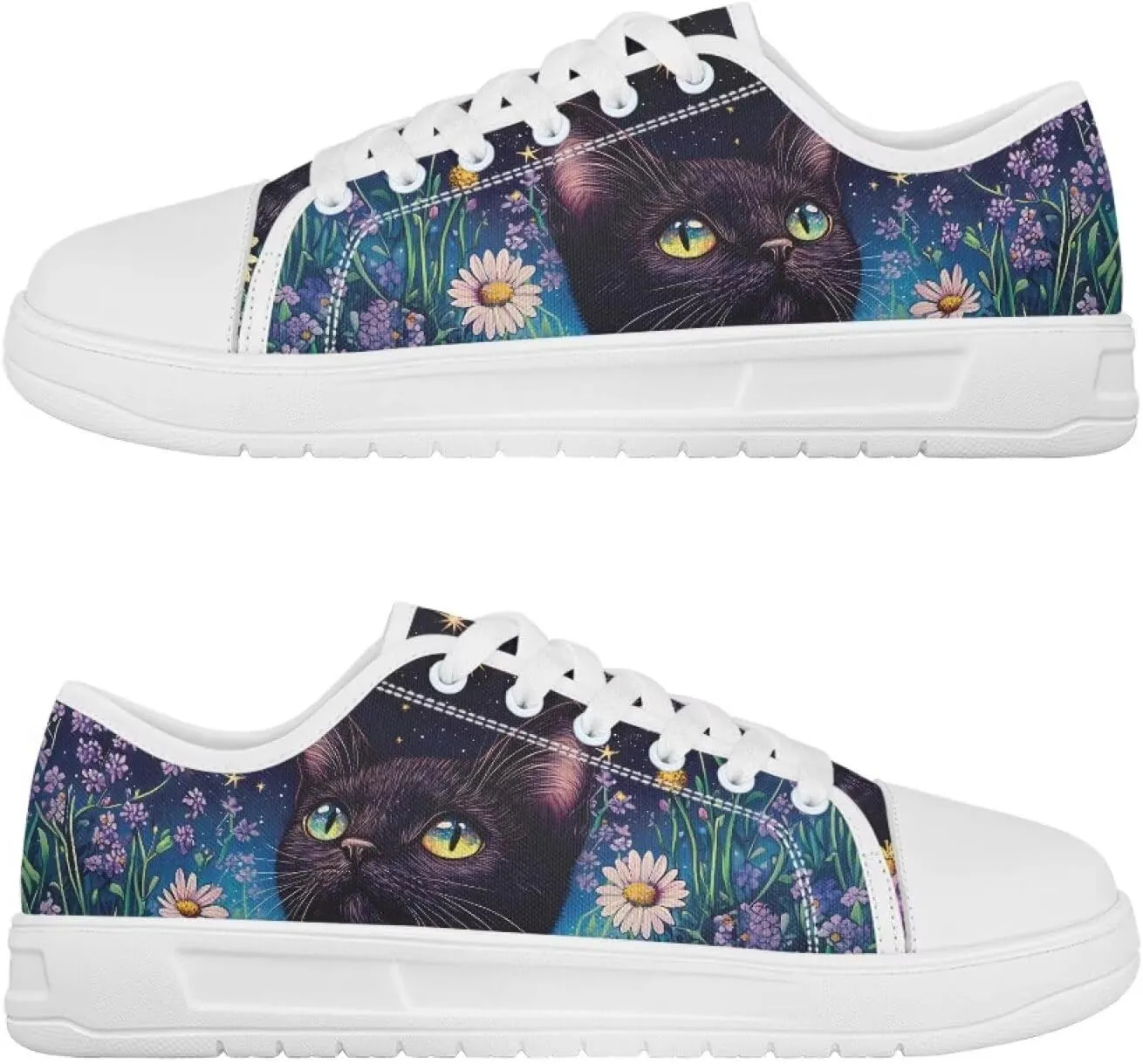 Sneakers for Women Memory Foam Spring Shoes for Women Footwear Slip-On Canvas Shoes Non Slip Fashion 5.5-13.5