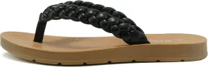 Soda STILL ~ Women Casual Comfort Braided Flip Flops Flat Fashion Thong Sandal