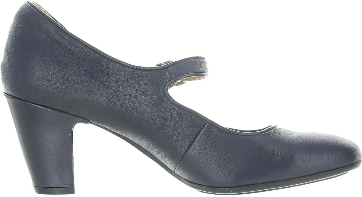 Sofft® Leslie Pump Sandals for Women – Leather Upper and Lining – Piping Details – Square Toe Silhouette
