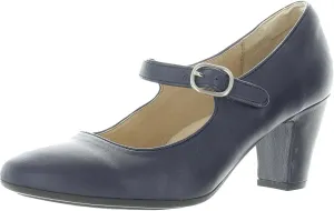 Sofft® Leslie Pump Sandals for Women – Leather Upper and Lining – Piping Details – Square Toe Silhouette