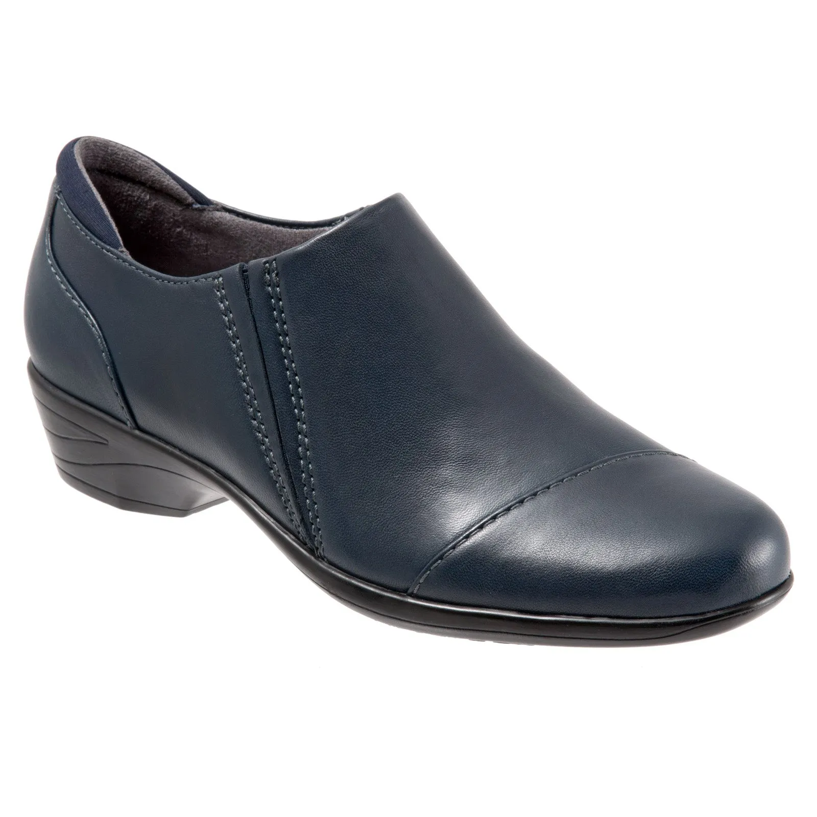 Softwalk Charming S1754-400 Womens Blue Loafers & Slip Ons Casual Shoes