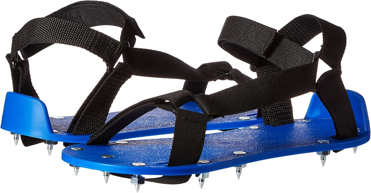 SPIKED SANDALS - PLASTIC - 3/4" SPIKES-VELCRO STRAPS (PR)