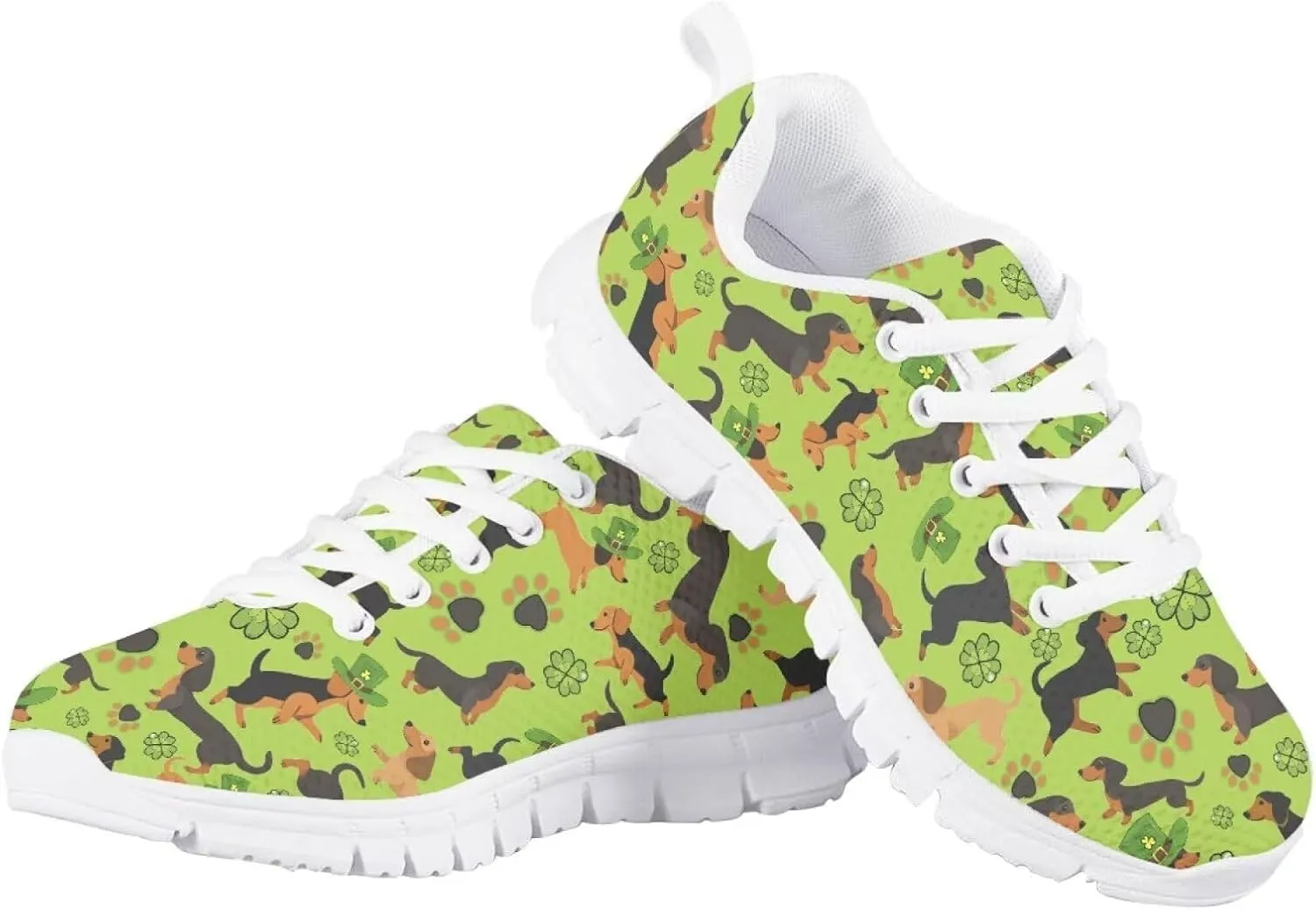 St.Patrick's Day Themed Sport Sneakers for Boys Girls Kids Casual Active Shoes for School
