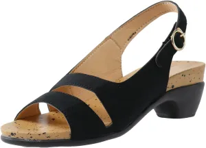 Summer High Heel Sandals Vintage Classic Breathable Lightweight Waterproof Sandal Comfortable Open Toe Non-slip Chunky Heel With Buckle Shoes Wedding Vocation Walking Outdoor Party Shoes