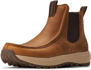 SUREWAY Men's Chelsea Boots,Fashion and Comfort Driving Shoes,Leather Moc Toe Outdoor Work Boots,Slip-Resistant Outsole,EH-Rated,All-Weather Rugged Slip-On Work/Casual/Dress Boots Shoes for Men