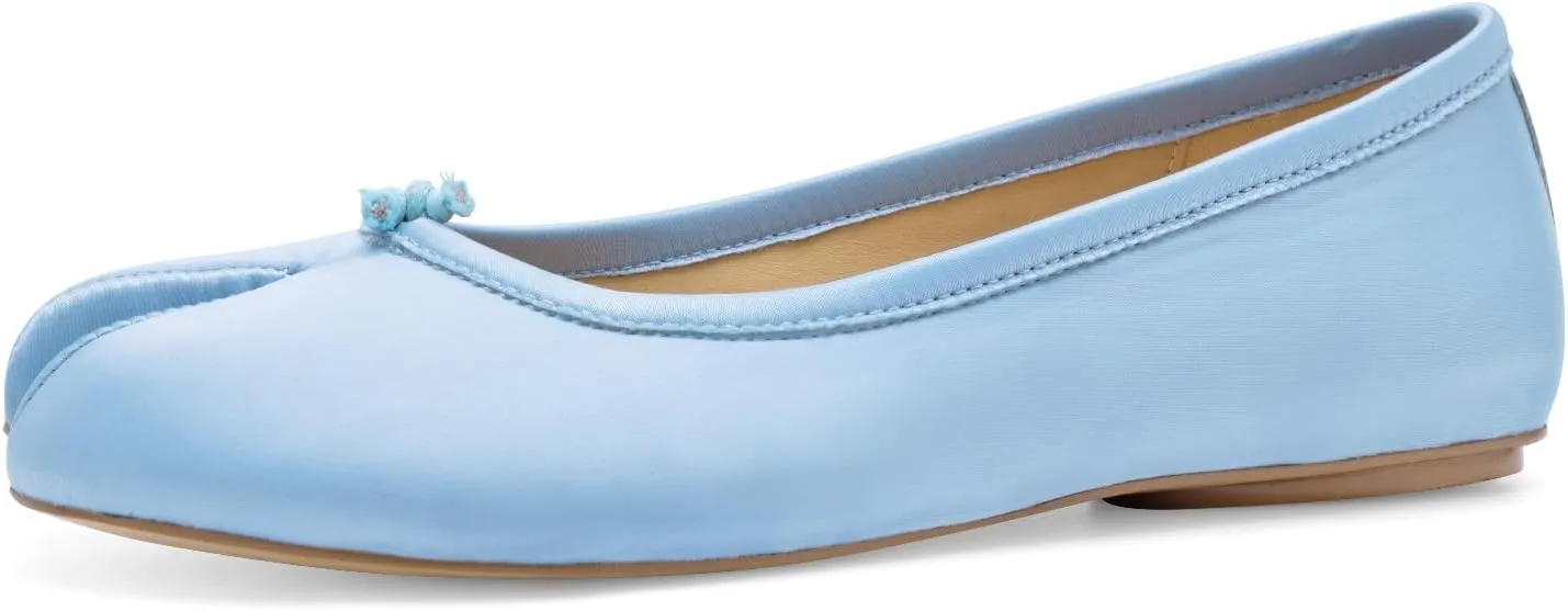 Tabi Shoes Women Split Toe Wide Width Ballet Flats Comfort Casual Work Shoes for Women Office 2025 Spring