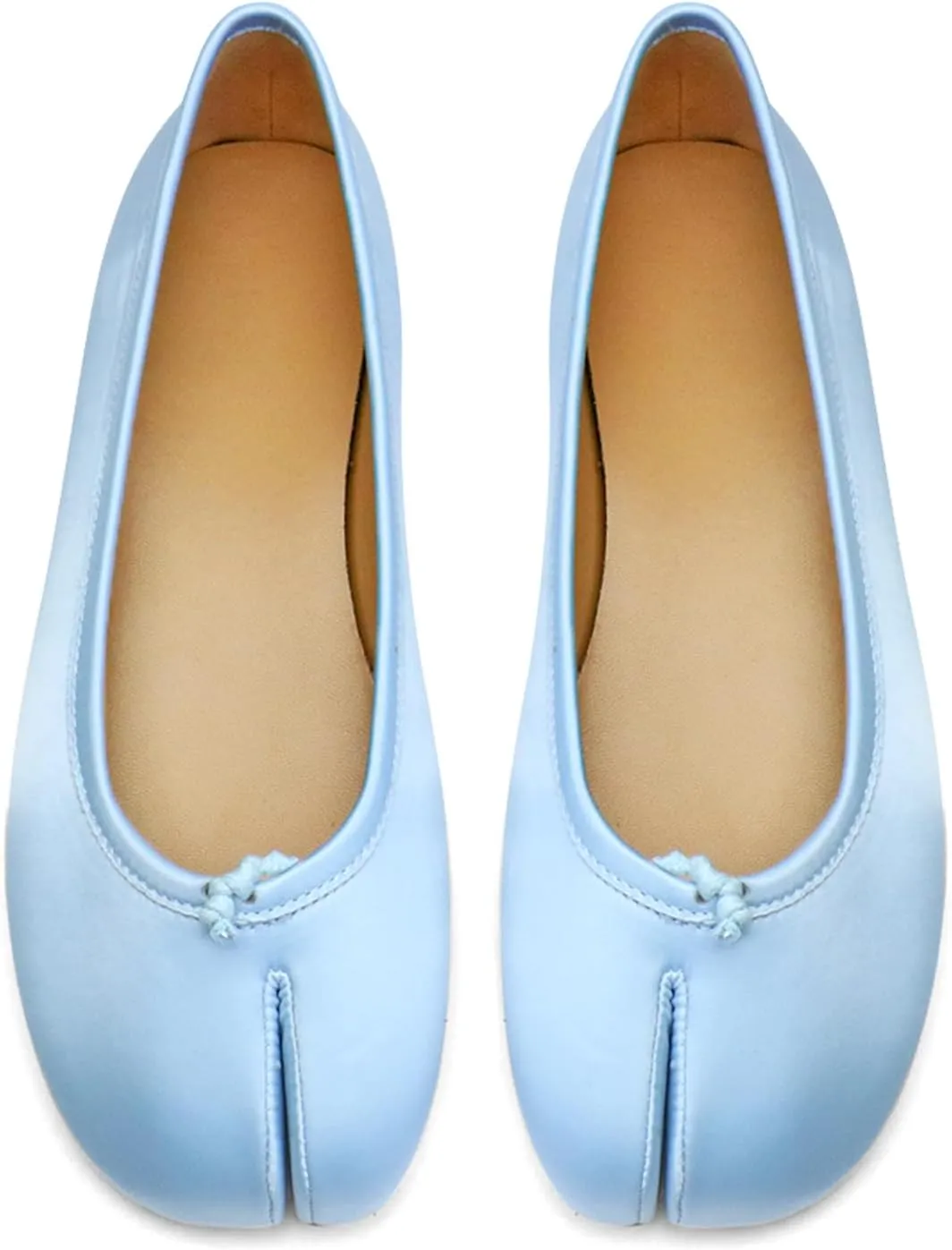 Tabi Shoes Women Split Toe Wide Width Ballet Flats Comfort Casual Work Shoes for Women Office 2025 Spring