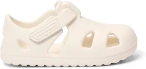 Ten Little Splash Sandals for Baby, Toddler & Kids, Adjustable, Closed Toe Water Sandals for Boys and Girls - Lightweight, Quick Drying Kids Water Shoes, and Flexible EVA with Traction - Soft White, 7