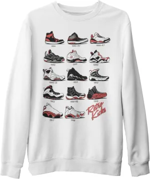 The Original Retro Kicks Crewneck Sweatshirt to match Jordan Sneakers Streetwear Urban Hip Hop Kicks