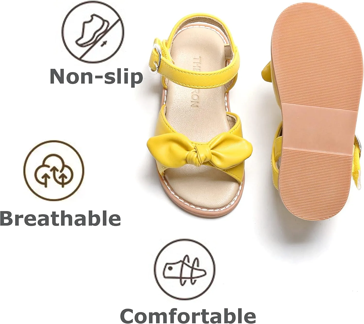 THEE BRON Toddler Girl Dress Sandals Sandalias para Nias
