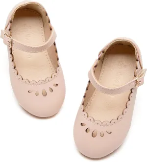THEE BRON Toddler Mary Janes | Arch Support Leather Princess Shoes | Birthday Party Flats