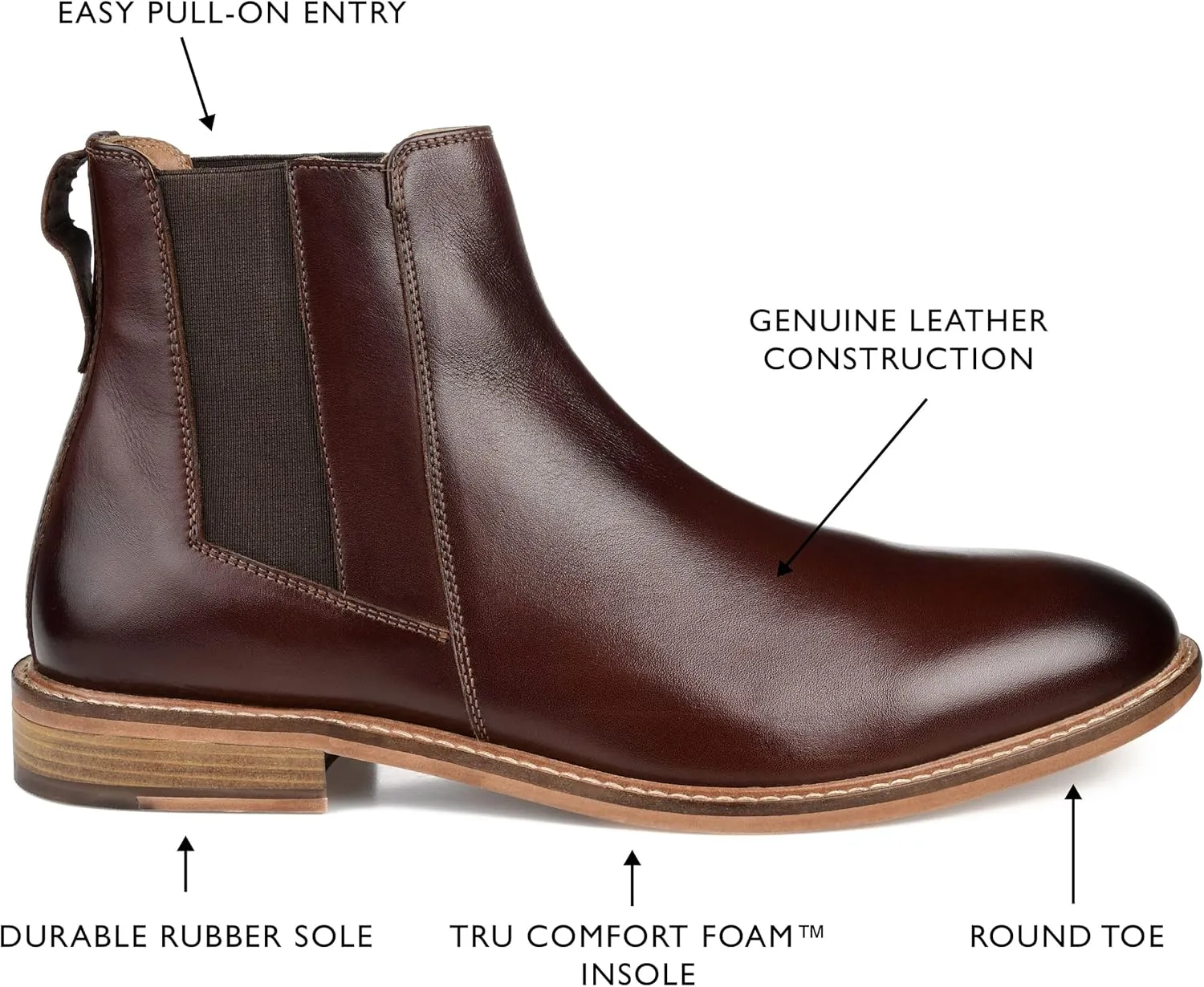 Thomas & Vine Men's Chelsea Boots